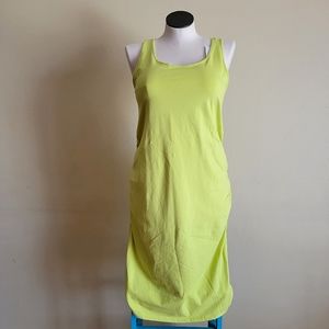 Sleeveless Tshirt Dress- Lime - Isabel Maternity